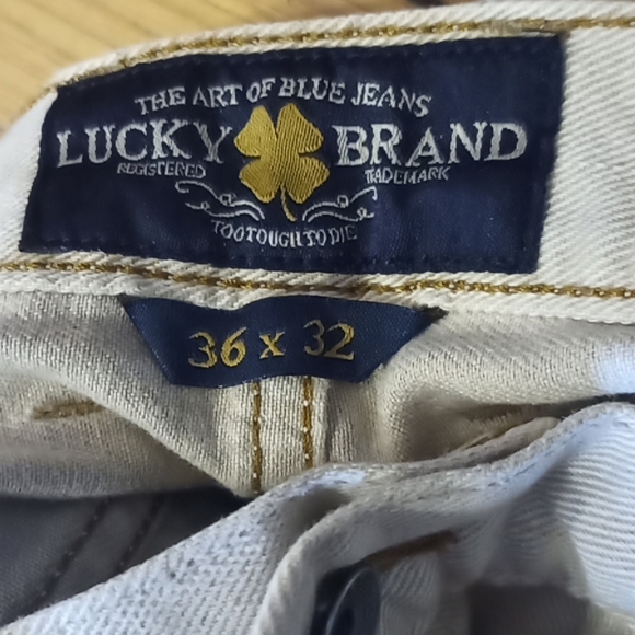 Lucky brand jeans 36x32 original straight - Picture 4 of 4